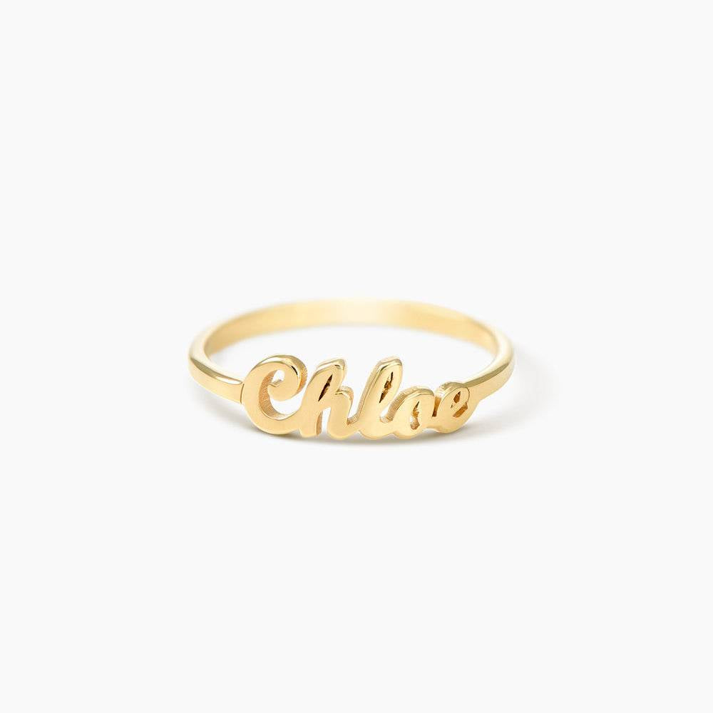 Script Name Ring in Sterling Silver