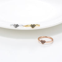 Personalized Heart Fingerprint Ring