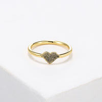 Personalized Heart Fingerprint Ring
