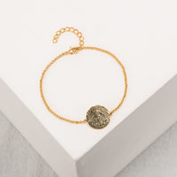 Personalized Fingerprint Heart or Disc Bracelet