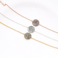 Personalized Fingerprint Heart or Disc Bracelet