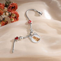 Personalized Cat Ear Pet Photo Dangle Charm