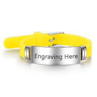 Custom Name Silicone Bracelet