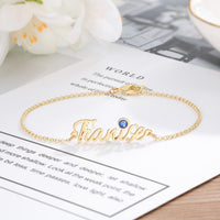 Personalized 925 Sterling Silver Anklet