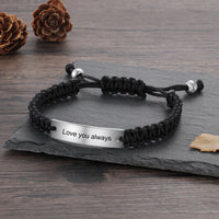 Engraving Stainless Steel Bracelet