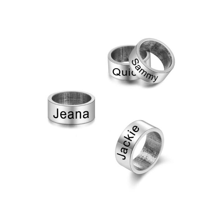 Engraved Name Bead Charm