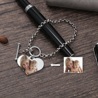 Photo Charm Toggle Bracelet