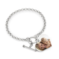 Photo Charm Toggle Bracelet