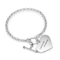 Photo Charm Toggle Bracelet