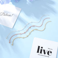 Personalized Spaced Letter Name Bracelet