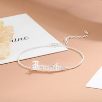 Personalized Bold Nameplate Bracelet