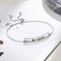 Personalized Spotify Code Bar Bracelet