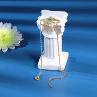 Dainty Evil Eye Hamsa Bracelet