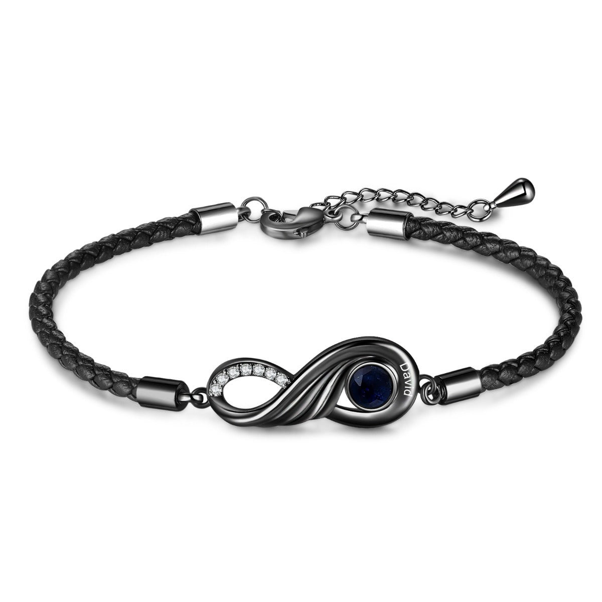 Infinity Stone Braided Couple Bracelet