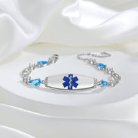 Blue Stone Medical ID Bracelet