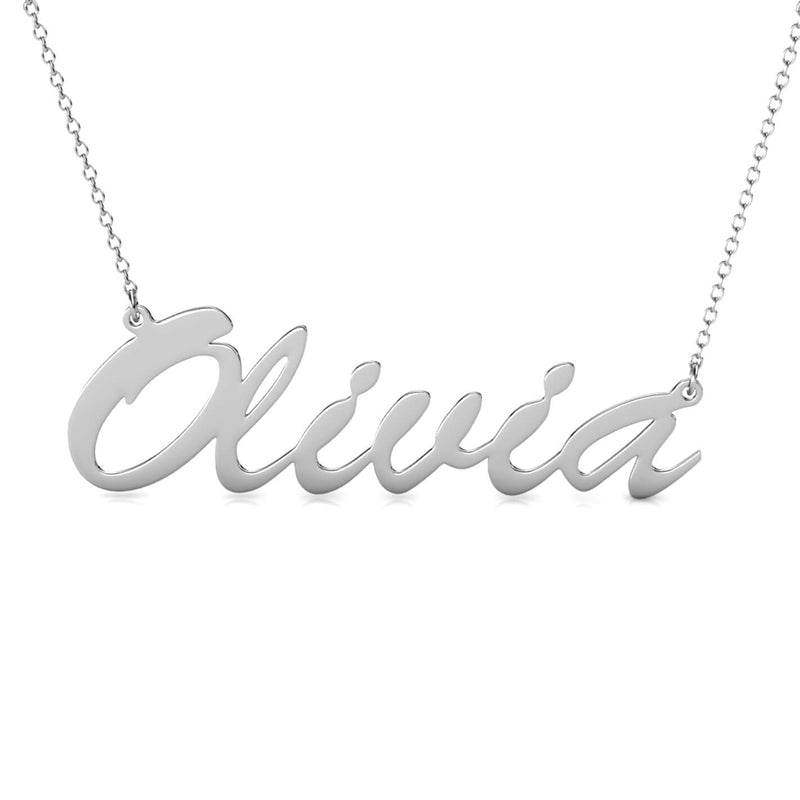 Classic Script Name Necklace