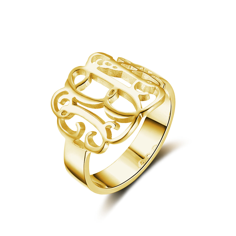 Monogram Signet Ring