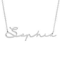 Signature Script Name Necklace