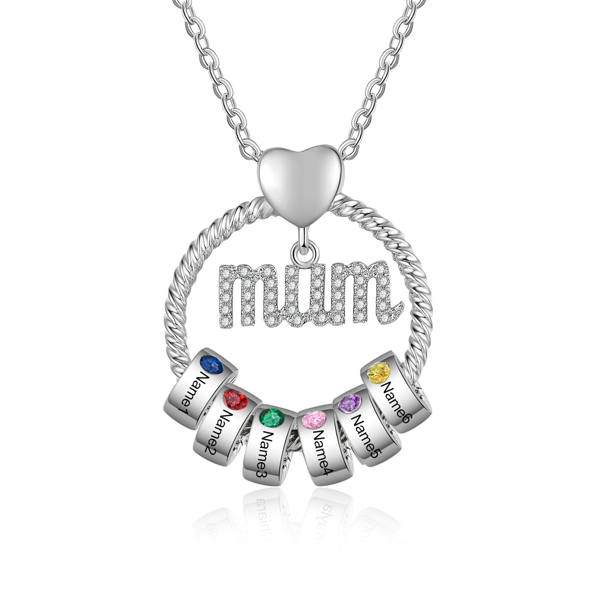 Mother's Gift Custom MOM Necklace