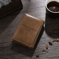 Personalized Leather Wallet