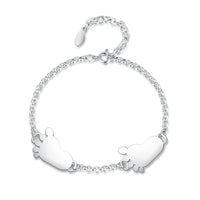 Engraving Stainless Steel Bracelet
