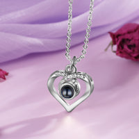 Heart Photo Projection Necklace