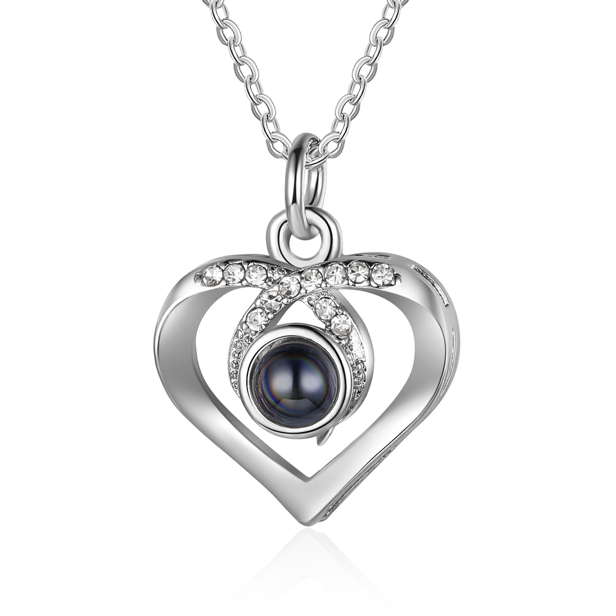 Heart Photo Projection Necklace
