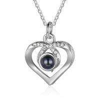 Heart Photo Projection Necklace