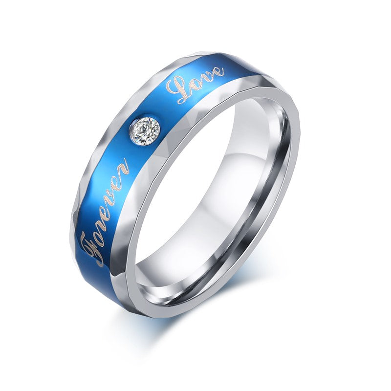 Men's Engraved Stainless Steel Band