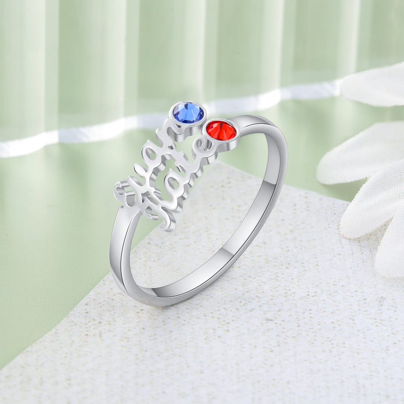 Custom Name Ring