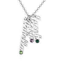 Custom Sterling Silver Name Necklace