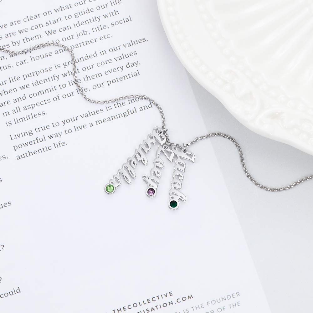 Custom Sterling Silver Name Necklace