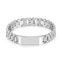 Men's Photo Name Link Bracelet