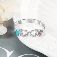 Custom Two Birthstone Rings