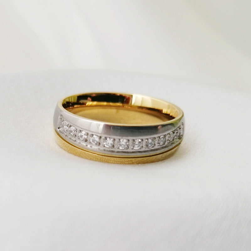Personalized Stainless Steel Couple Ring