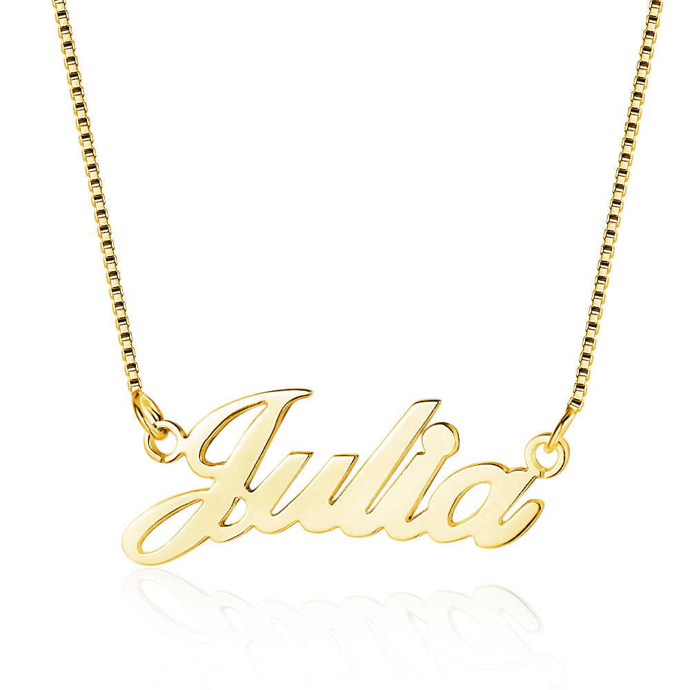 Classic Name Necklace, 14 to 22 Inch