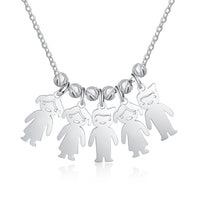 Personalized Kids Charm Family Name Necklace