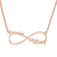 Personalized Infinity Two Name Necklace