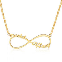 Personalized Infinity Two Name Necklace
