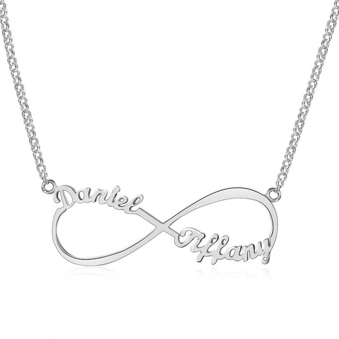 Personalized Infinity Two Name Necklace