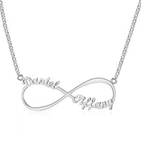 Personalized Infinity Two Name Necklace