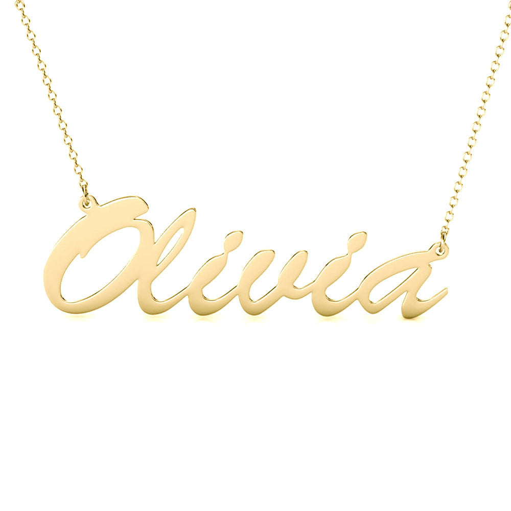 Classic Script Name Necklace