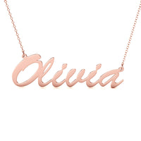 Classic Script Name Necklace