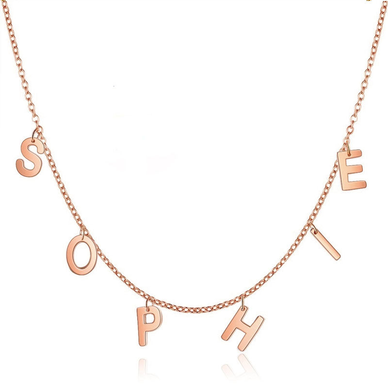 Custom Letter Necklace