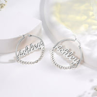 Custom Name Earrings