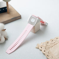 Pink Silicone Engraved Medical ID Bracelet