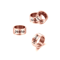 Engraved Name Bead Charm