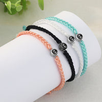 Braided Rope Photo Projection Bracelet