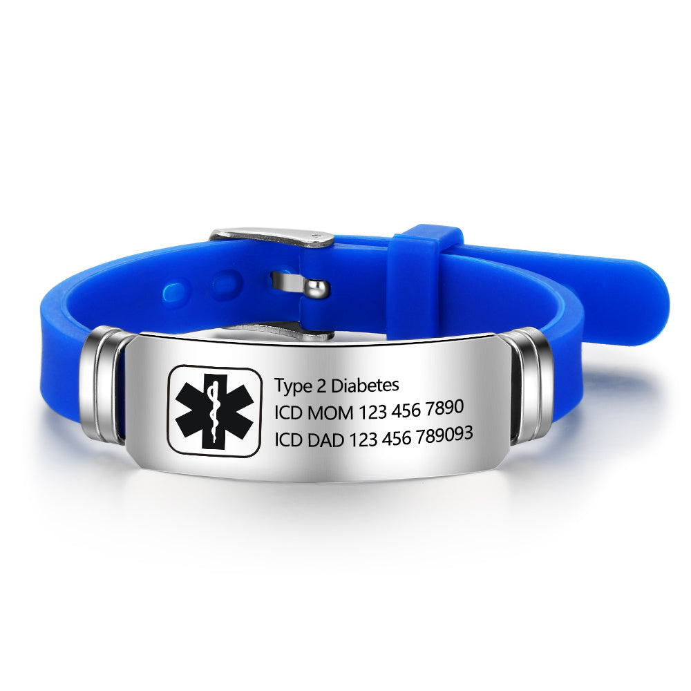 Custom Name Silicone Bracelet