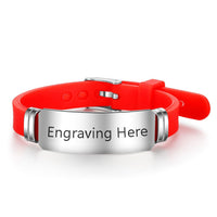 Custom Name Silicone Bracelet
